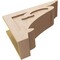 Ekena Millwork 9"W x 27"D x 18"H Classic Mayflower Rough Cedar Woodgrain TimberThane Corbel, Primed Tan CORUR09X27X18MAYRCPR - alternate 4